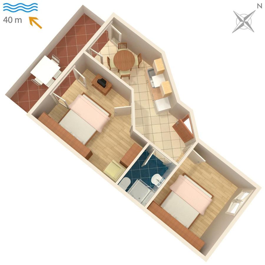 Apartments By The Sea Igrane, Makarska - 310 Zewnętrze zdjęcie