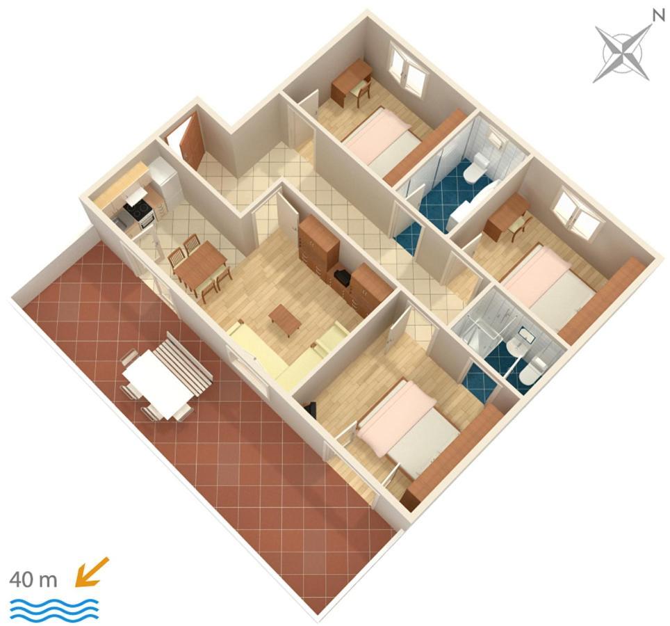 Apartments By The Sea Igrane, Makarska - 310 Zewnętrze zdjęcie